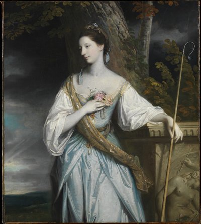 Porträt von Anne Dashwood (1743–1830), spätere Gräfin von Galloway von Joshua Reynolds